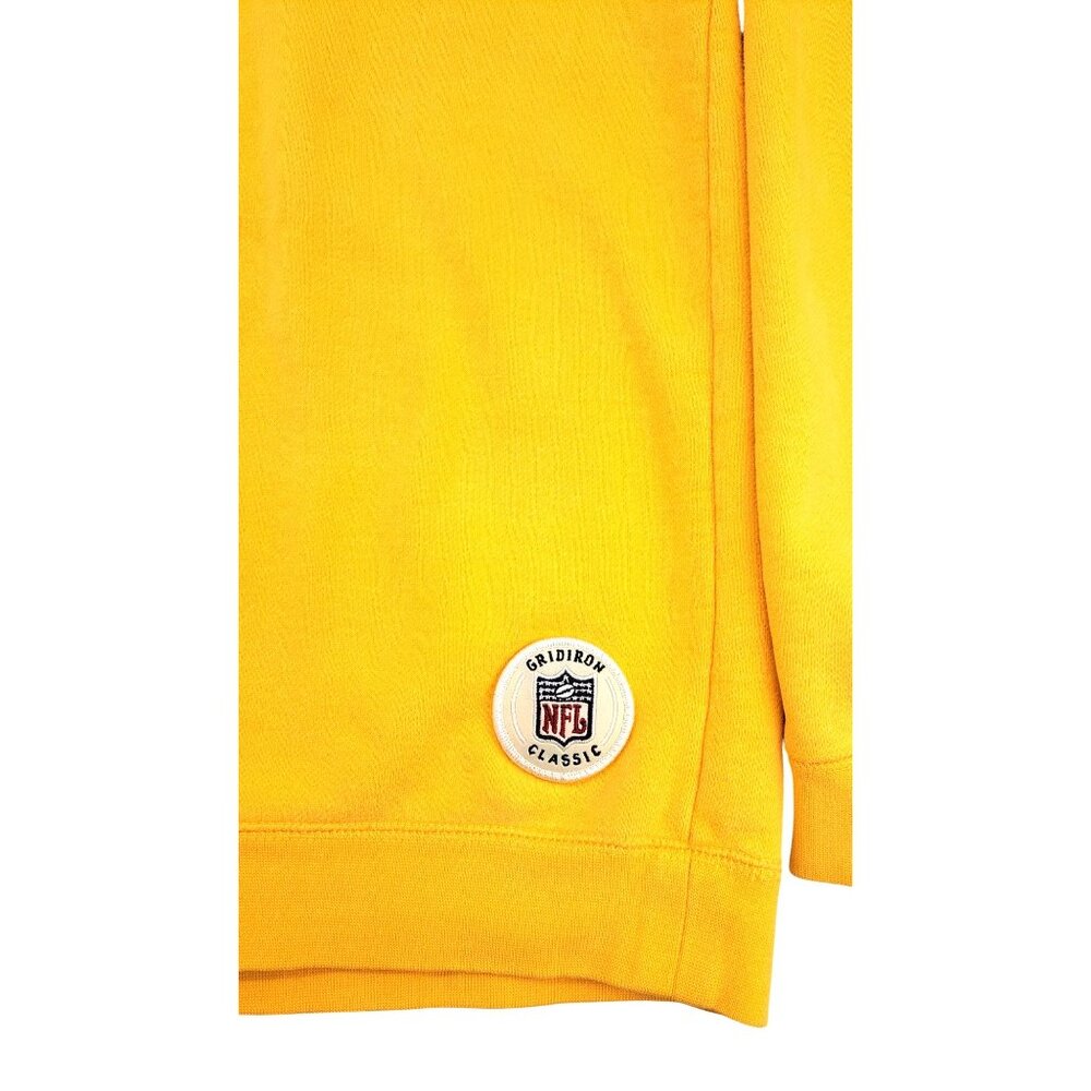 Vintage Kansas City Chiefs Gold Sweatshirt Gridiron Classic NFL Reebok Football - Picture 4 of 14